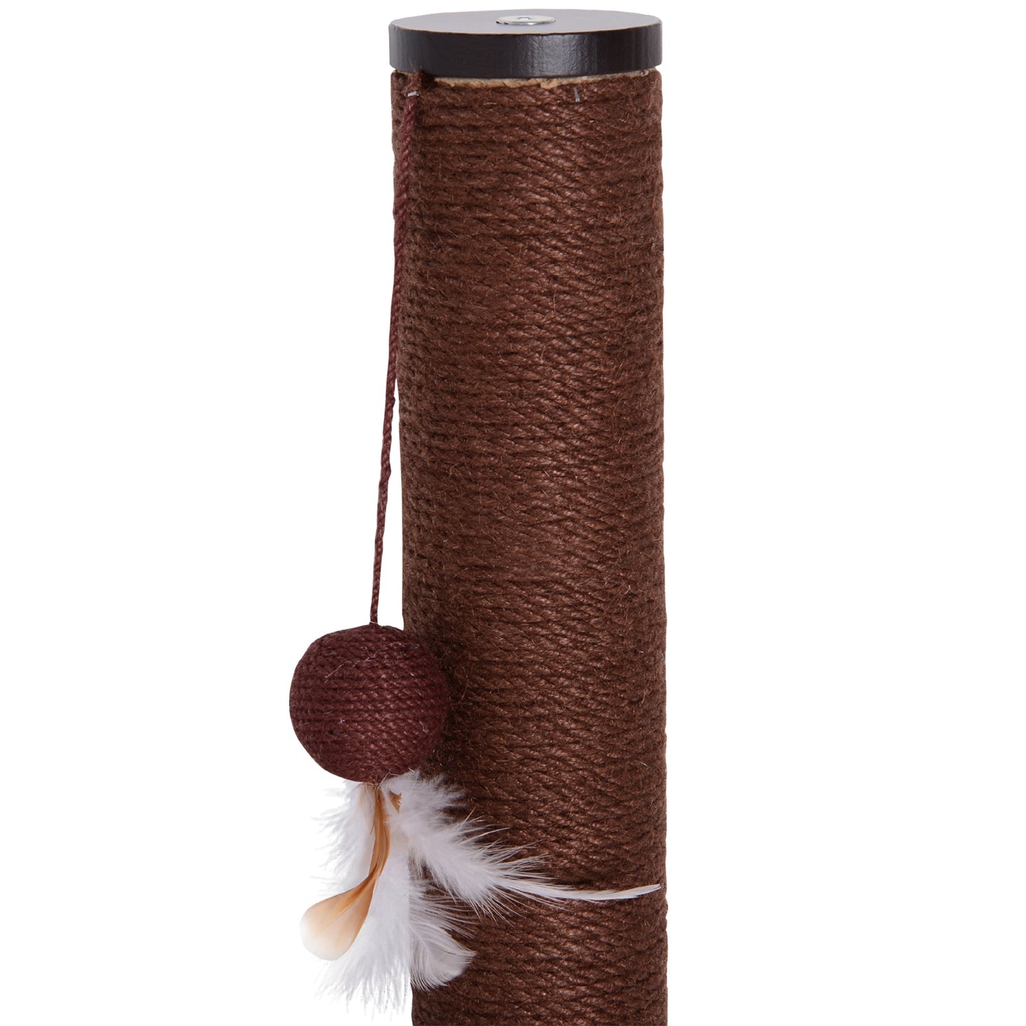 Nancy's San Marino Krabpaal - Kattenplank - MDF - Pluche - Kattenbord - Bruin