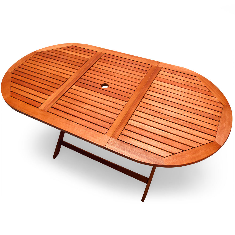 Table de jardin pliable Nancy's Wauseon - Tables pliantes - Table pliante - Bois d'acacia - 160 x 85 x 75 cm
