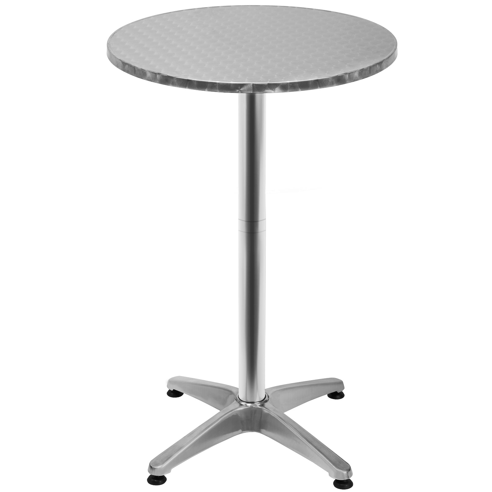 Nancy's Lecanto Statafel - Hoge Tafel - In Hoogte Verstelbaar - Aluminium - Ø 60 cm