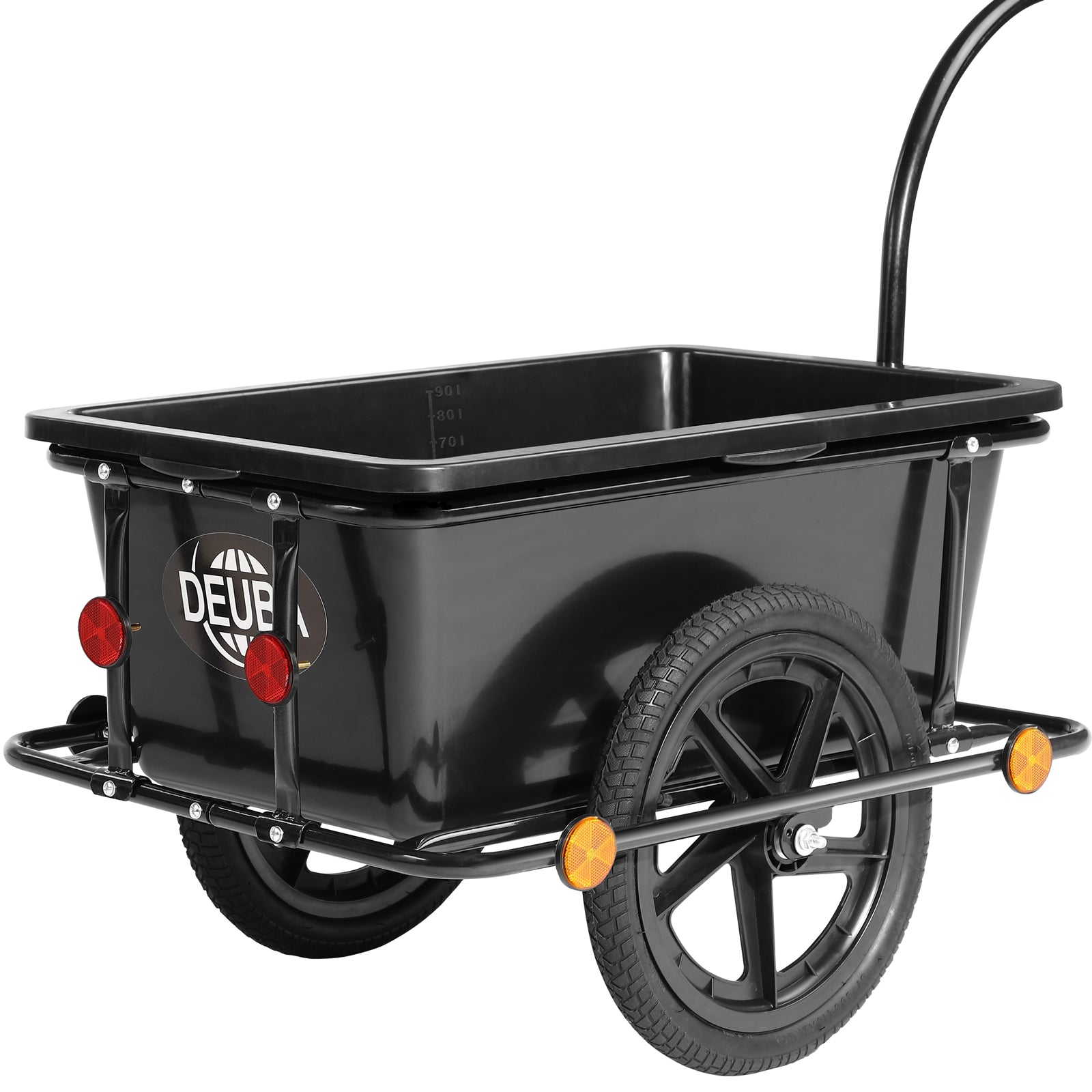 Nancy's Willis Fietskar - Transportaanhangwagen - Aanhanger - Kunststof - 90 liter Bak