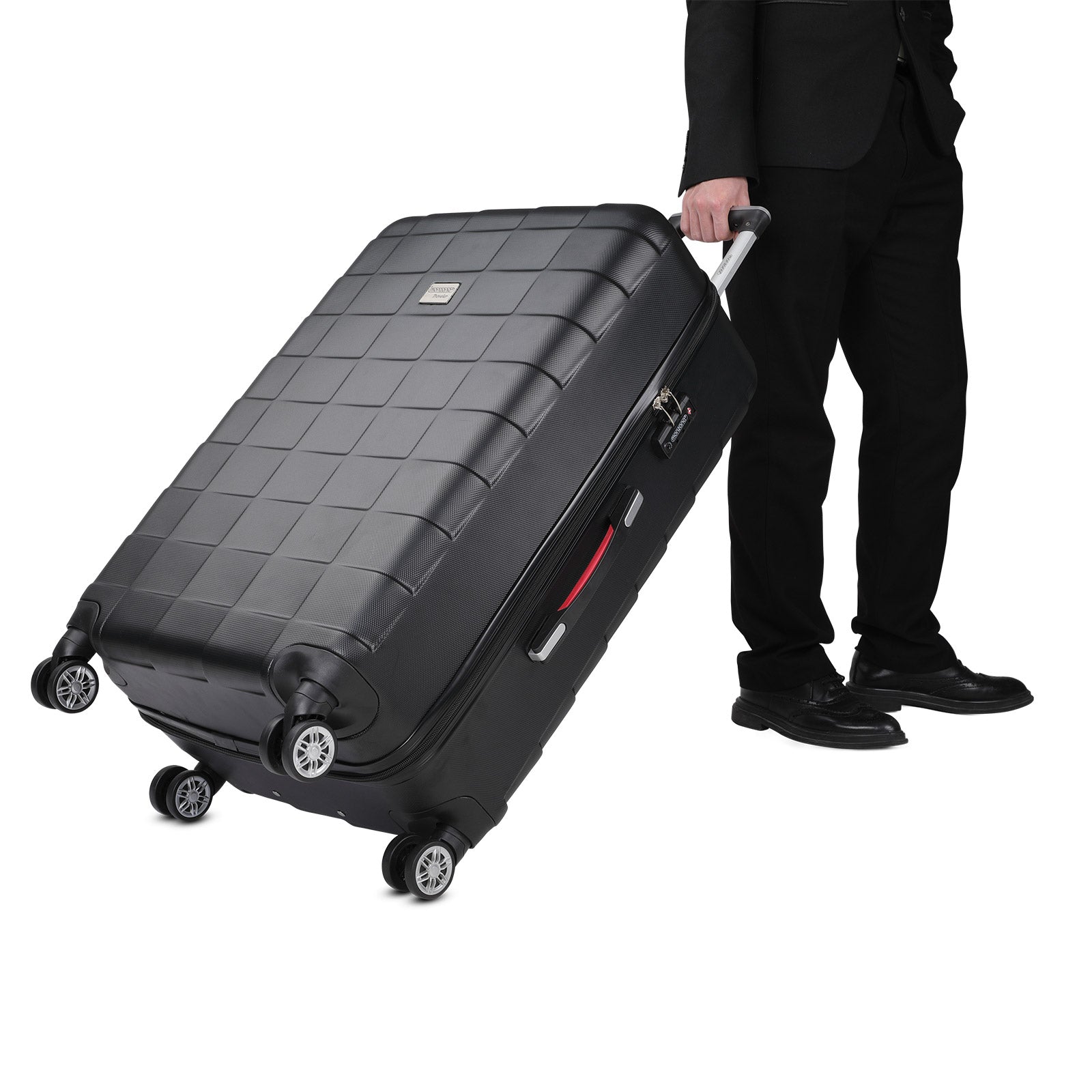 Nancy's Union Grove Koffer - Reiskoffer - Hardcase - Extra Riemen - Praktisch Netvak - Met TSA-Cijferslot - 76 x 51 x 30 cm