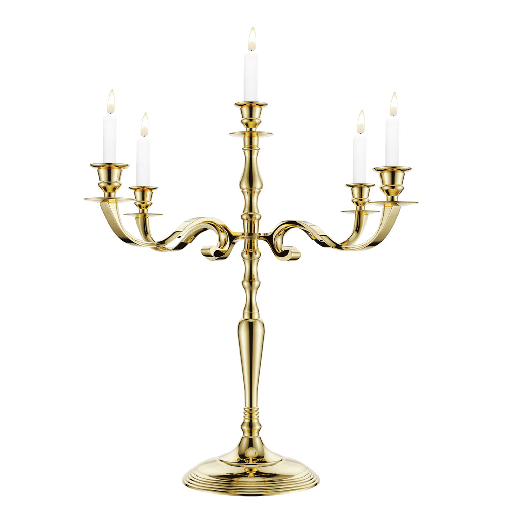 Nancy's Groesbeck Kandelaar - Kaarsenhouder - 5-armig - Gegoten Aluminium - 60 cm