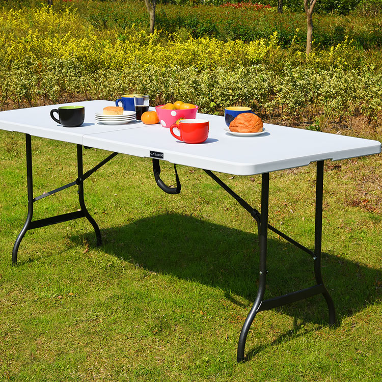 Nancy's Camp Pendleton North Tuintafel - Tafel - Opvouwbaar - Kunststof - 220 x 70 x 72 cm