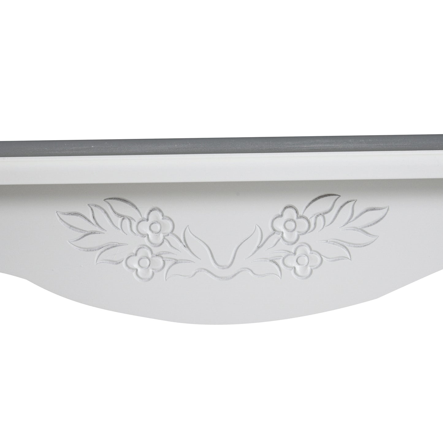 Nancy's Kendall Salontafel - Koffietafel - Bijzettafel - Opbergruimte - Hout - Wit - Rechthoekig - 94 x 44 x 43 cm