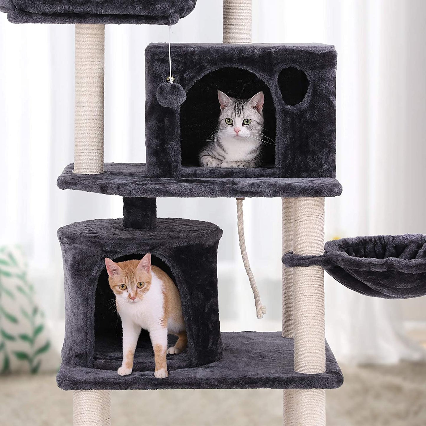 Nancy's Kattenboom XL 152 CM - Luxe Kattenhuis - Krabpaal - Katten - Kat