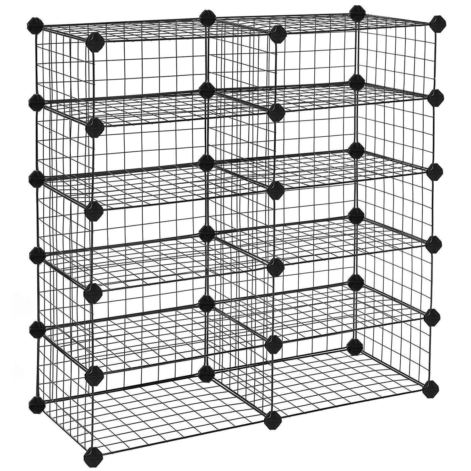 Nancy's Vakkenkast 10 Stuks - Kasten Opbergkasten - Opbergbox 87 x 32 x 88 cm