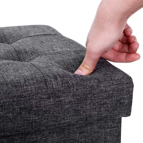 Nancy's Hocker - Hocker Met Opbergruimte - Hockers - Hockers En Poefen - Donkergrijs