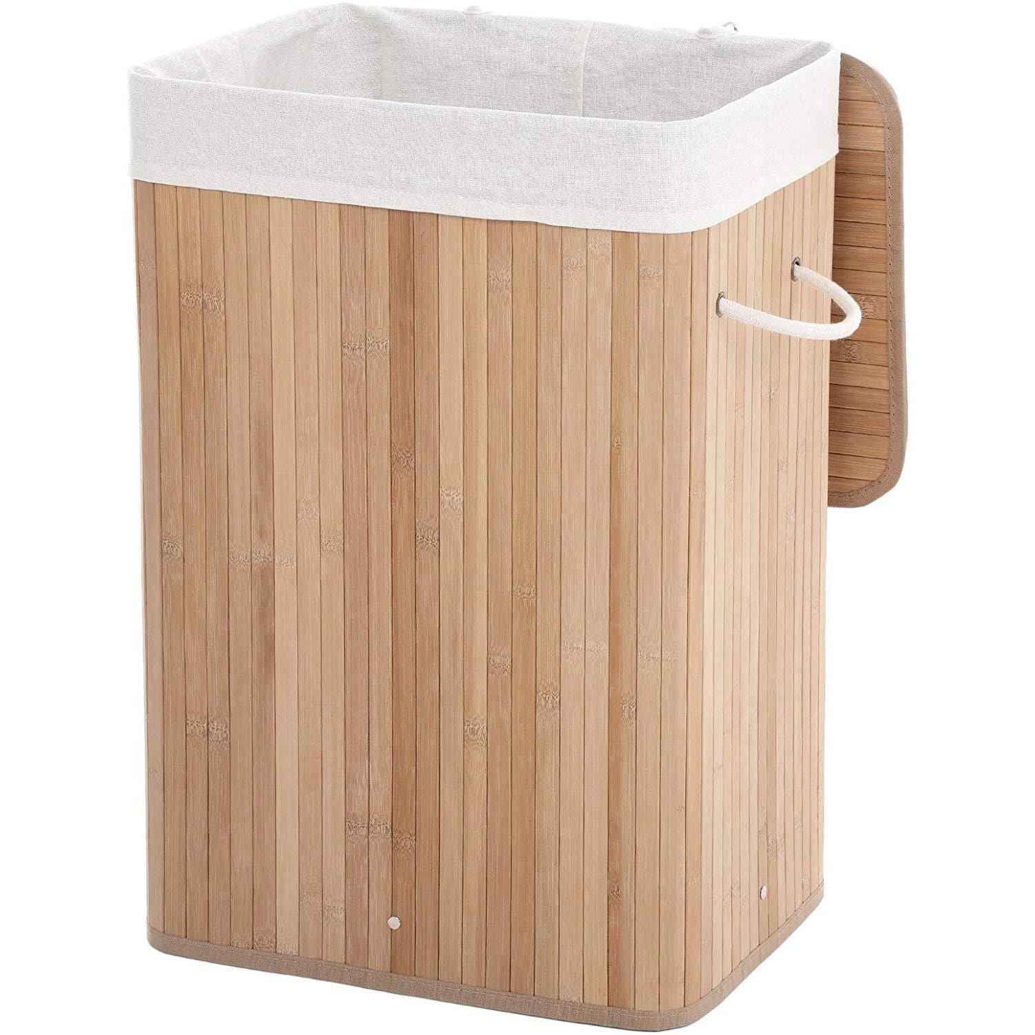 Nancy's  Bamboe Wasmand - Opvouwbare Opbergmand  - 72 Liter - 40 x 30 x 60 cm