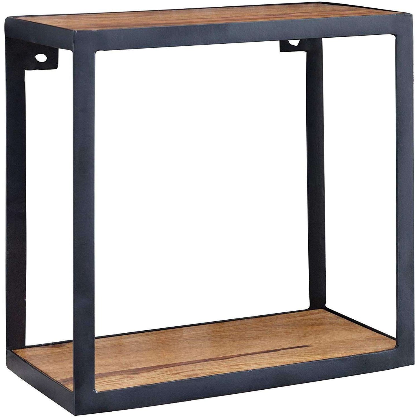 Nancy's Massief - Houten Wandplank - Bruin - 35 x 35 x 18 cm