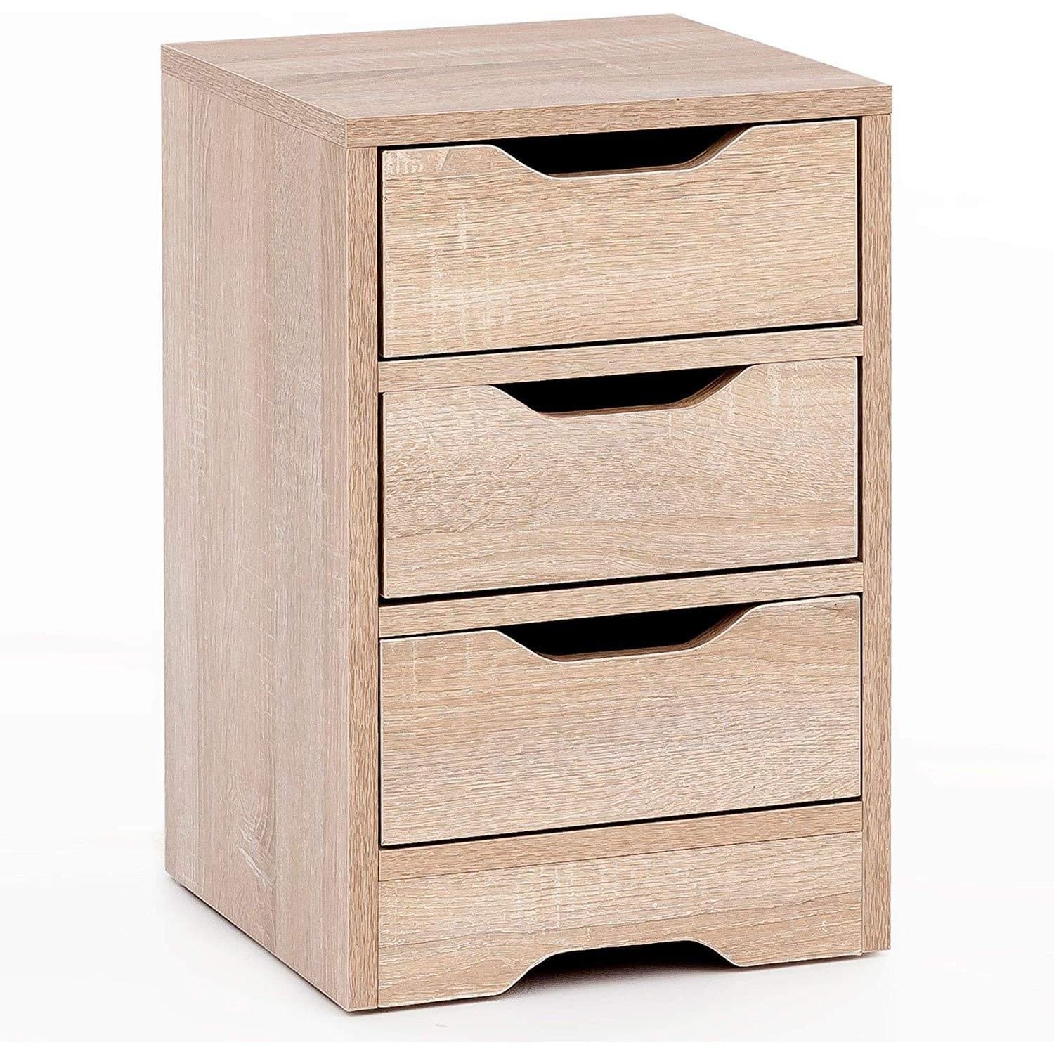 Nancy's Talhas Bedside Table - Side Table - Chest of Drawers - Sonoma - ± 30 x 30 x 50 cm