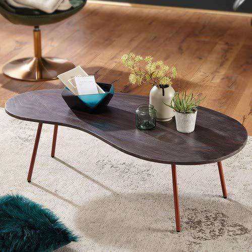 Nancy's Houten Salontafel - Moderne Vlakke Tafel - Boomstamtafel - Massief Hout - 122 x 34,5 x 63 cm