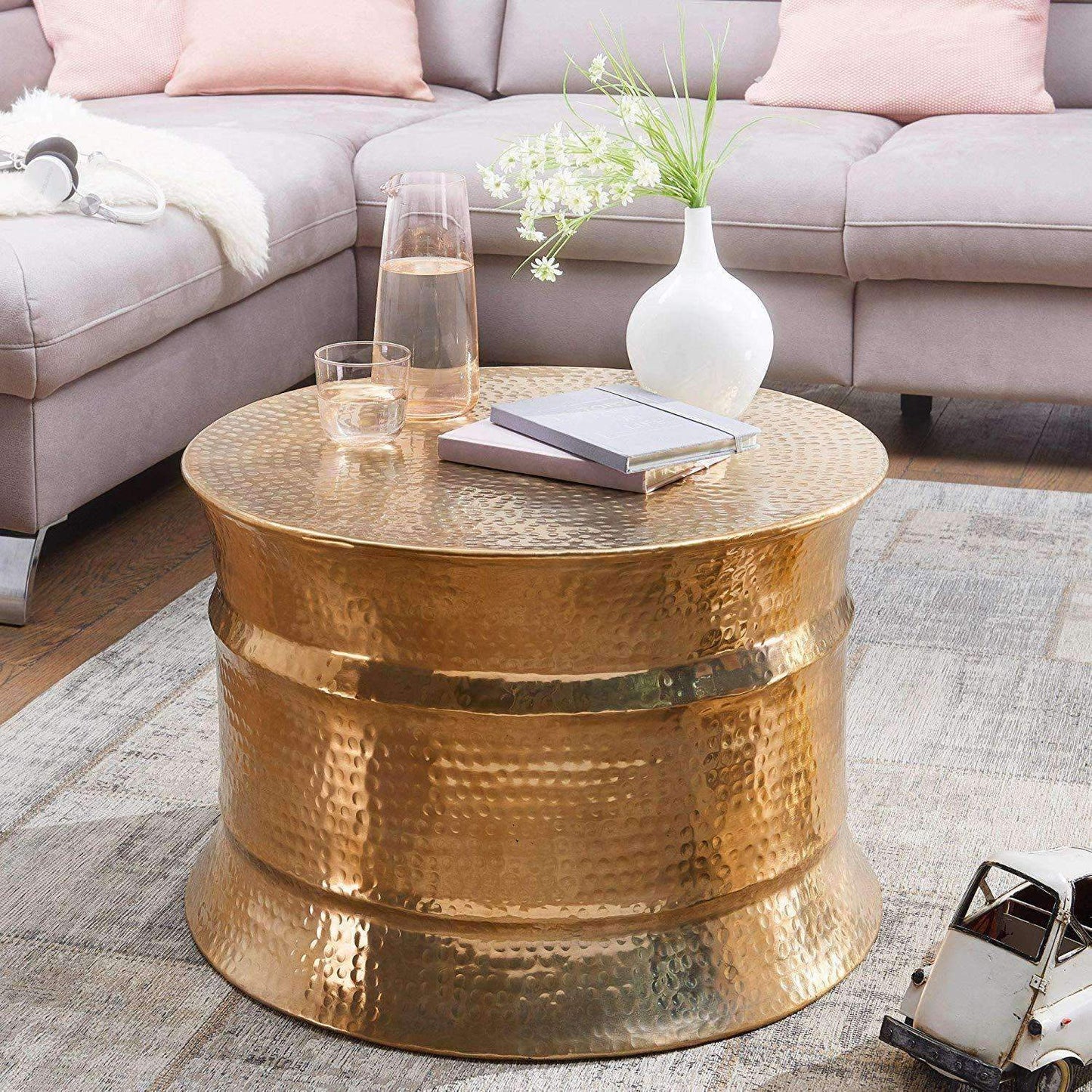 Nancy's Aluminium Salontafel - Moderne Woonkamertafel - 62 x 41 x 62 cm