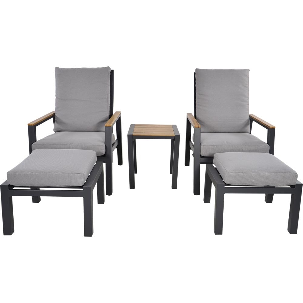 Nancy's Corazon Lounge Chairs Set - Lounge set - Gray