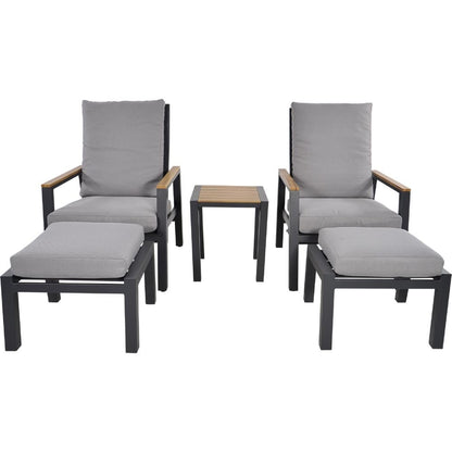 Nancy's Corazon Lounge Chairs Set - Lounge set - Gray