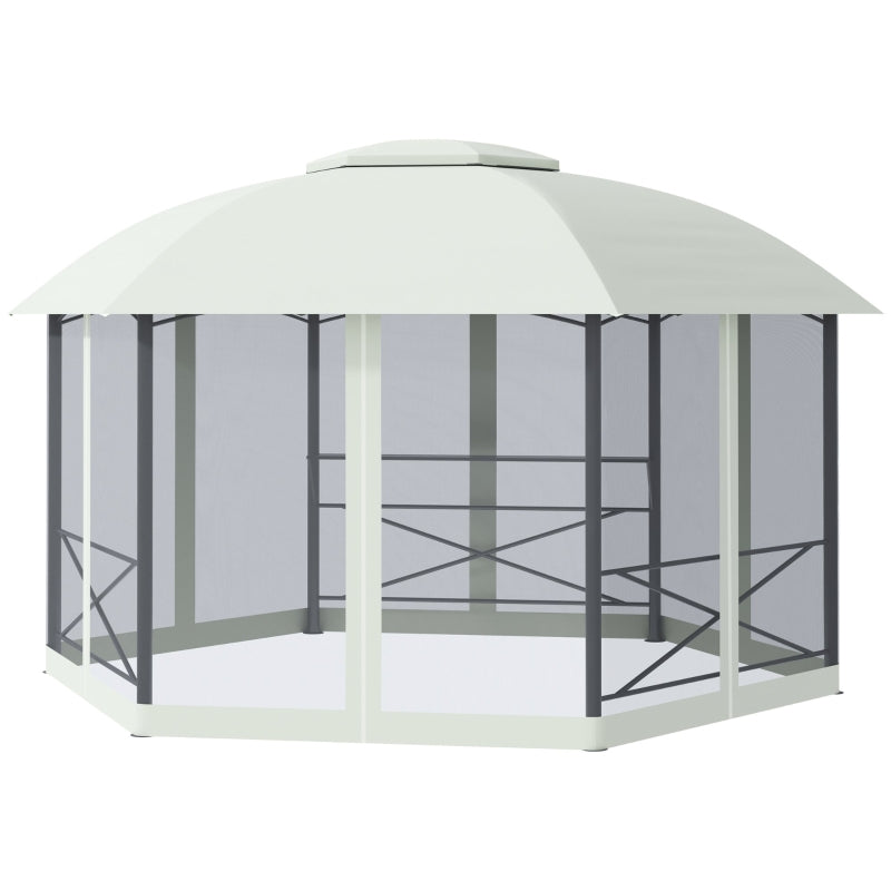 Nancy's Pratty Paviljoen - Party tent - Tuin Paviljoen - Beige - 470 x 400 cm