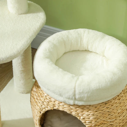 Nancy's Madail Krabpaal - Kattenboom - Kattengrot - Roomwit - ± 60 x 40 x 80 cm