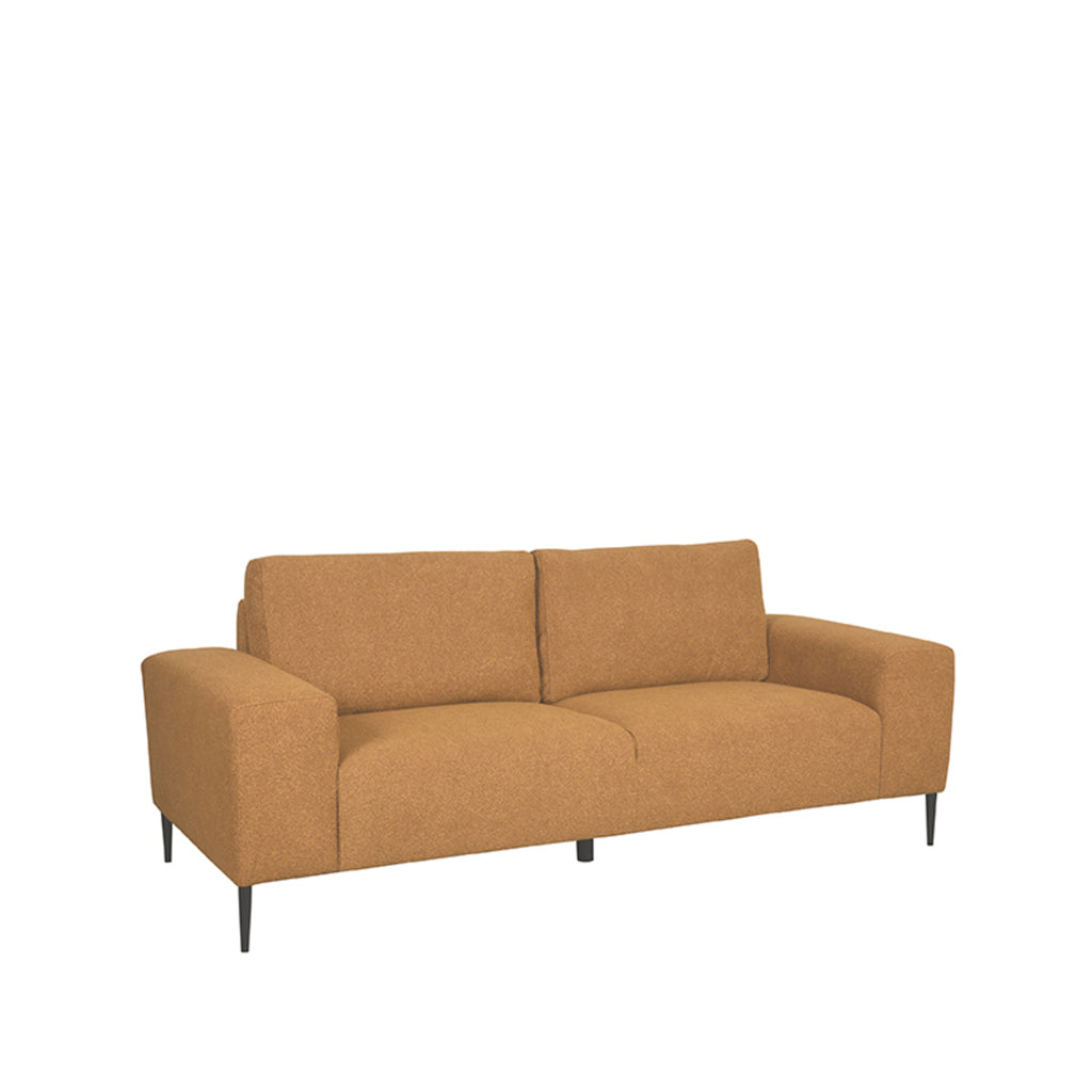LABEL51 Ferraro 3-zits bank Oker geel 212x88x85 cm