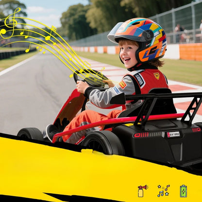 Nancy's Peveragno Elektrische auto voor kinderen - Elektrische skelter - Kinderauto - Elektrische kart - 6-13 km/u - Rood