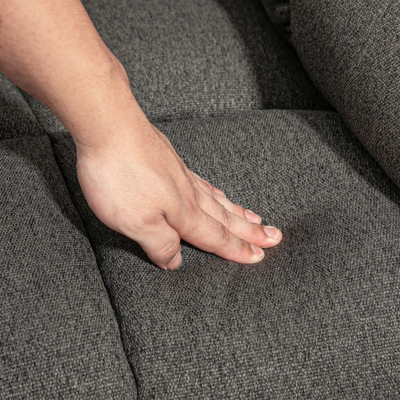 Nancy's Palhaca Relaxfauteuil - Relaxstoel - Ligstoel - Donkergrijs - Linnen