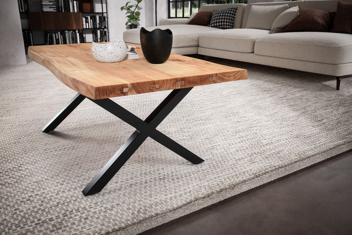 Nancy's Trissino Salontafel - Koffietafel - Massief Acaciahout - ± 120 x 60 x 45 cm