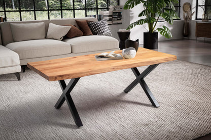 Nancy's Trissino Salontafel - Koffietafel - Massief Acaciahout - ± 120 x 60 x 45 cm