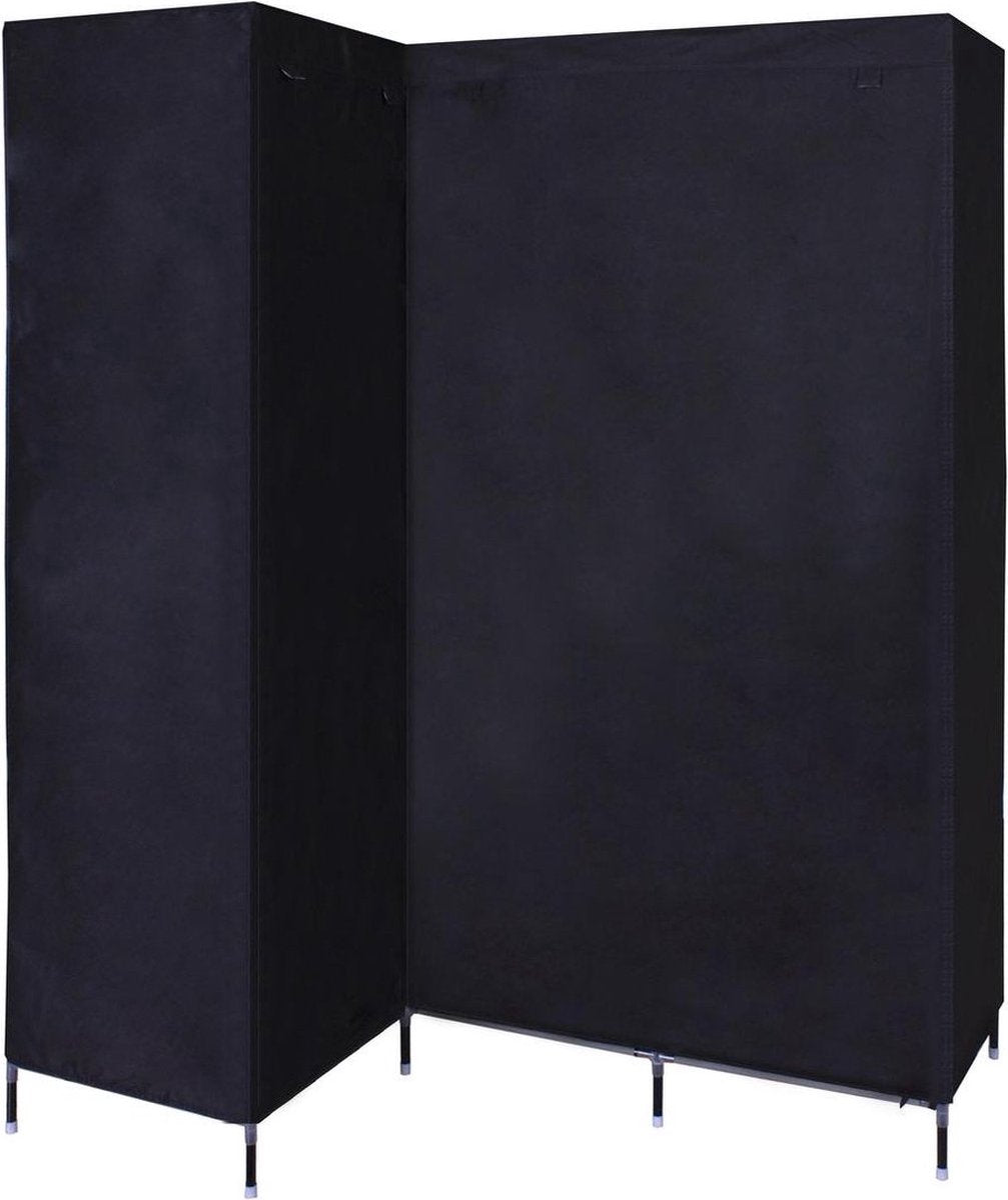 LG Life's Green HK1Z Foldable corner wardrobe Black