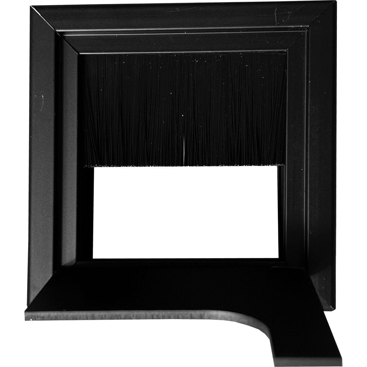 Eleganca Aluminium kabeldoorvoer voor bureau 8x8 cm Mat Zwart