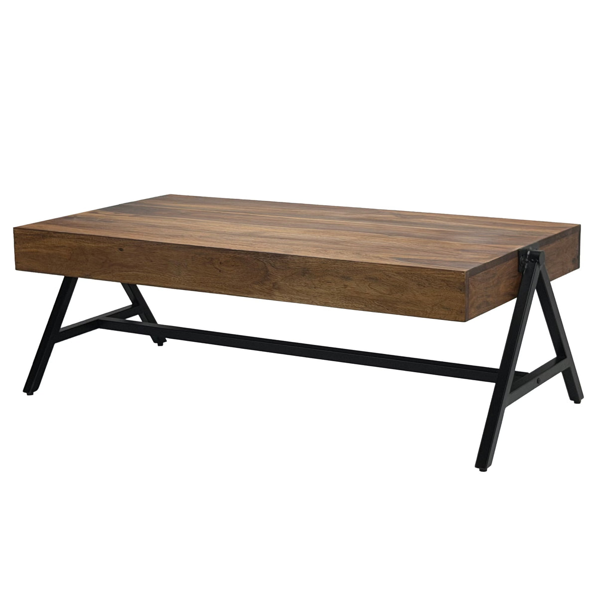 Nancy's Vadena Salontafel - Koffietafel - Massief Sheeshamhout - 120 x 60 x 40 cm