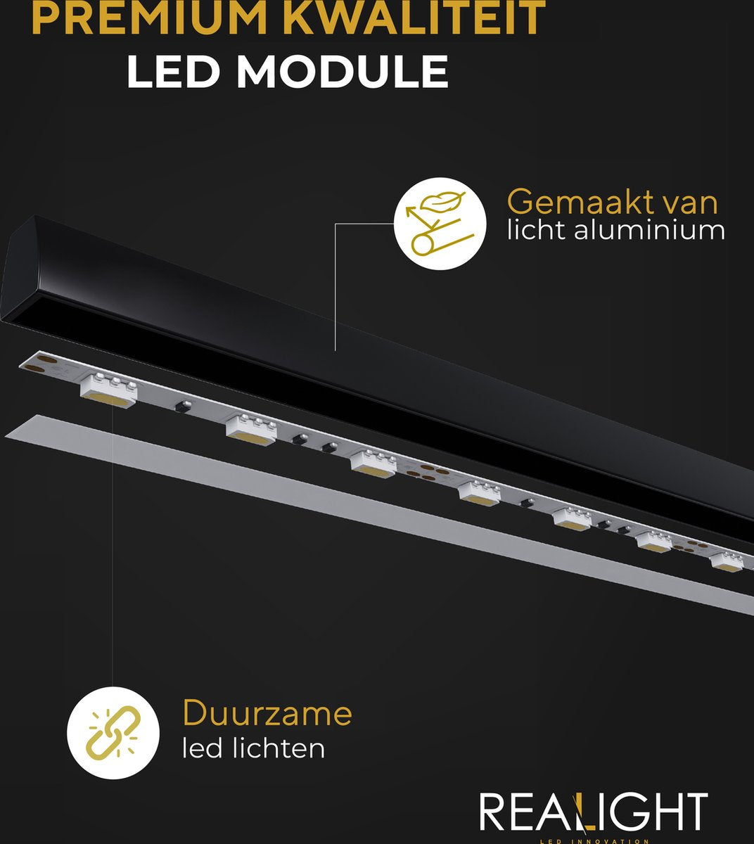 Realight LED bureaulamp USB oplaadbaar met 3 lichtkleuren Zwart