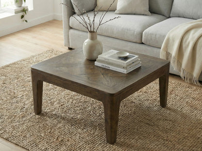 Nancy's Triuggio Salontafel - Koffietafel - Bijzettafel - Massief Mangohout - ± 60 x 60 x 30 cm