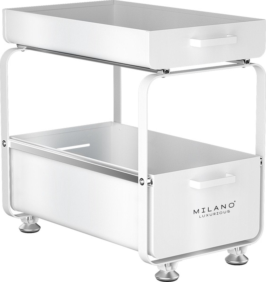 Milano Luxurious closed organizer - White