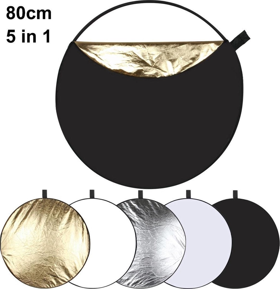 Puluz Fotografie 5 in 1 Reflectiescherm 80cm