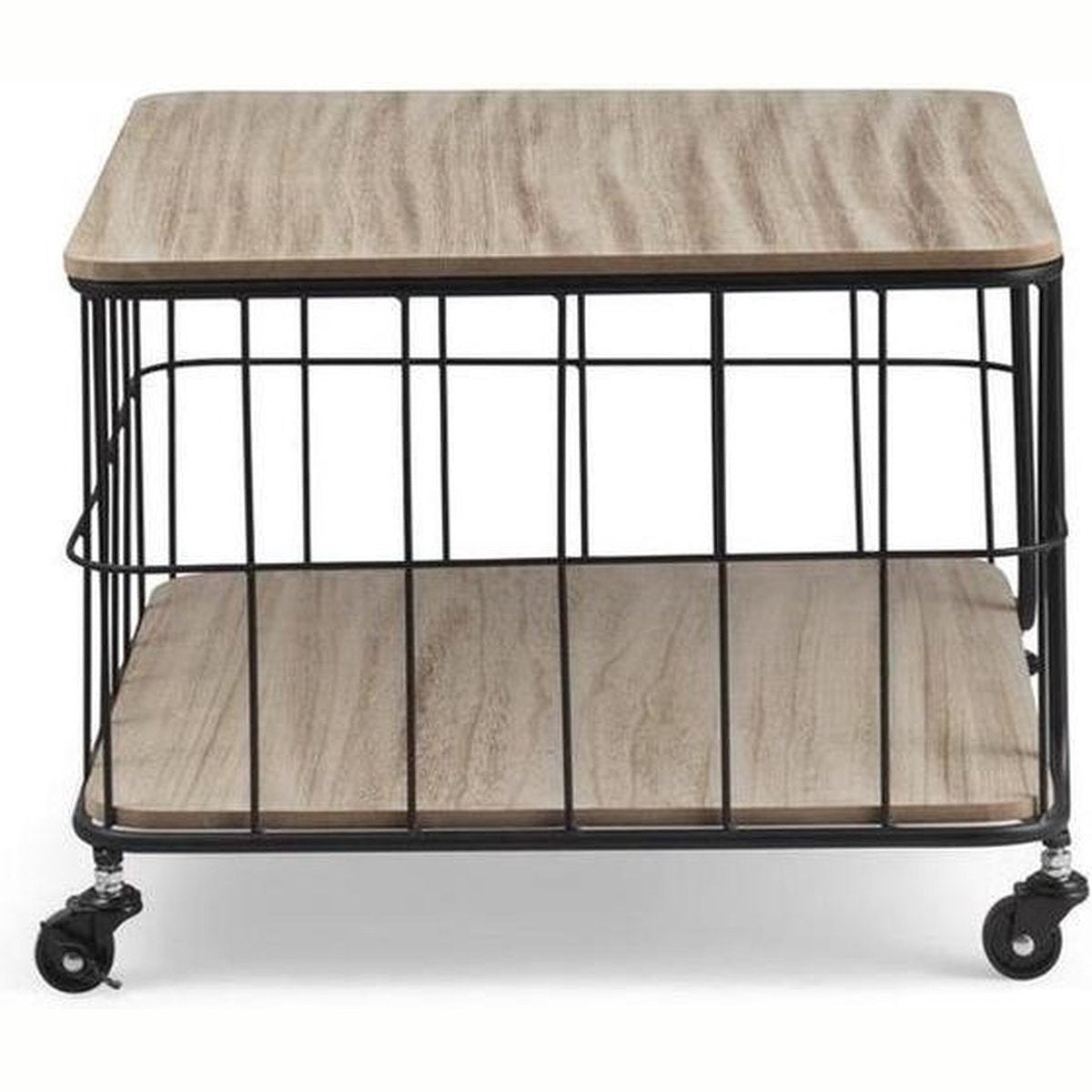 Eleganca Side table on wheels Black