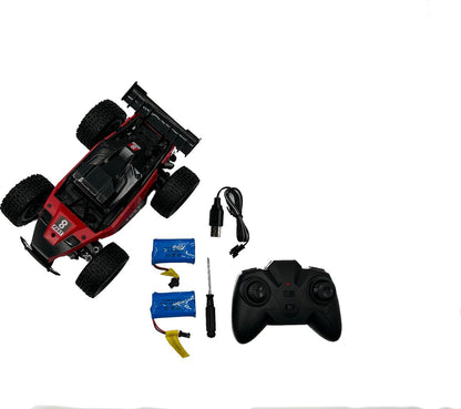 KINSAM Rechargeable controlled RC car with LED Lights and 2 batteries