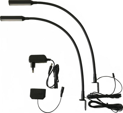 Bolt Electronics® Lampe de chevet LED tête de lit dimmable 2 pièces Noir