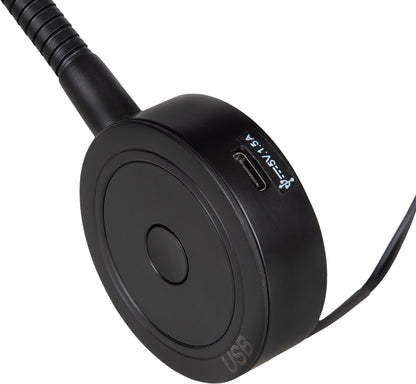 Bolt Electronics® Lampe de chevet avec port USB et USB-C 2 pièces Noir