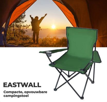 Chaise de camping pliable EASTWALL Vert