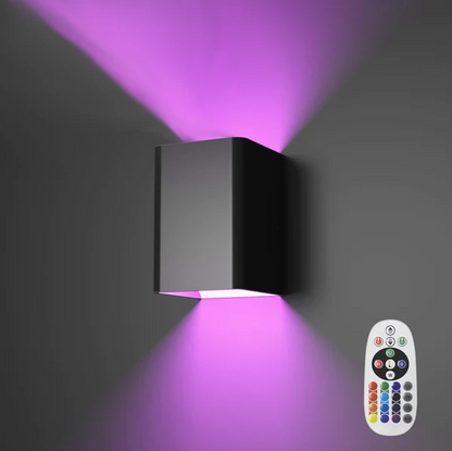 Realight RGB Wandlamp dimbaar 1 stuk Zwart