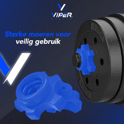 Viper Sports Verstelbare dumbbell set tot 30 kg