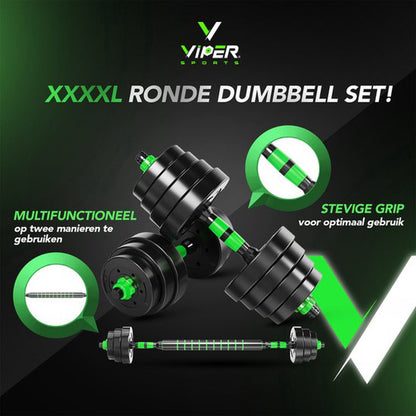 Viper Sports Adjustable Dumbbell set up to 40kg