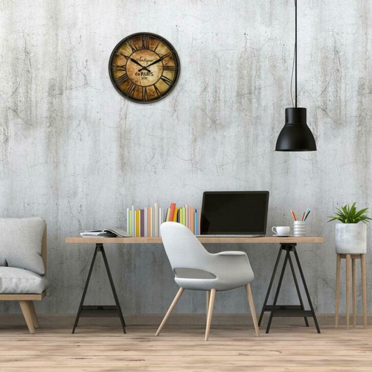 Eleganca Wall clock round 21cm