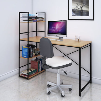 Bureau industriel Xergonomic® avec étagères