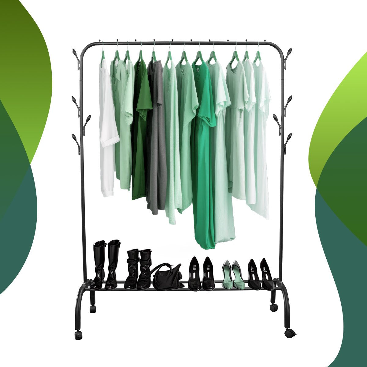 LG Life's Green Clothes Rack Black