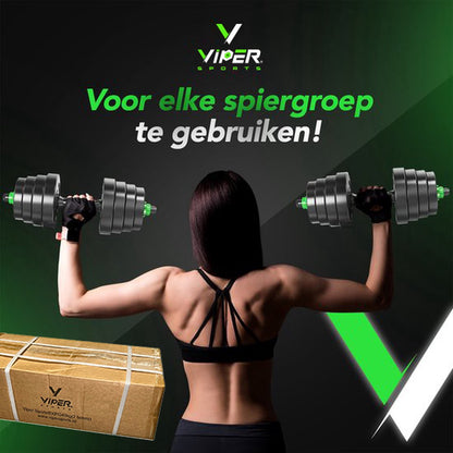 Viper Sports Haltères réglables jusqu'à 40 kg