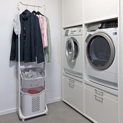 Eleganca Laundry basket with hanging rack 