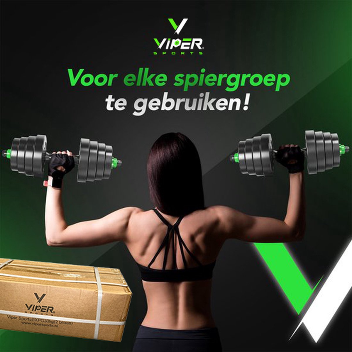 Viper Sports Adjustable Dumbbell Set up to 30kg