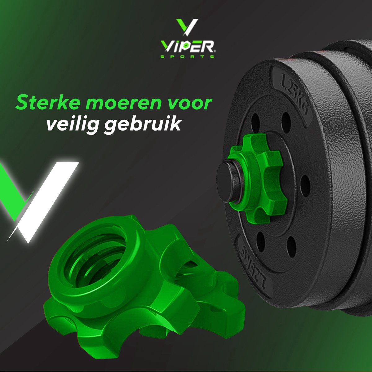 Viper Sports Verstelbare Dumbbell set tot 40kg