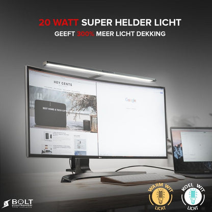 Bolt Electronics® BLIQ700B Lampe de bureau LED avec pince Noir