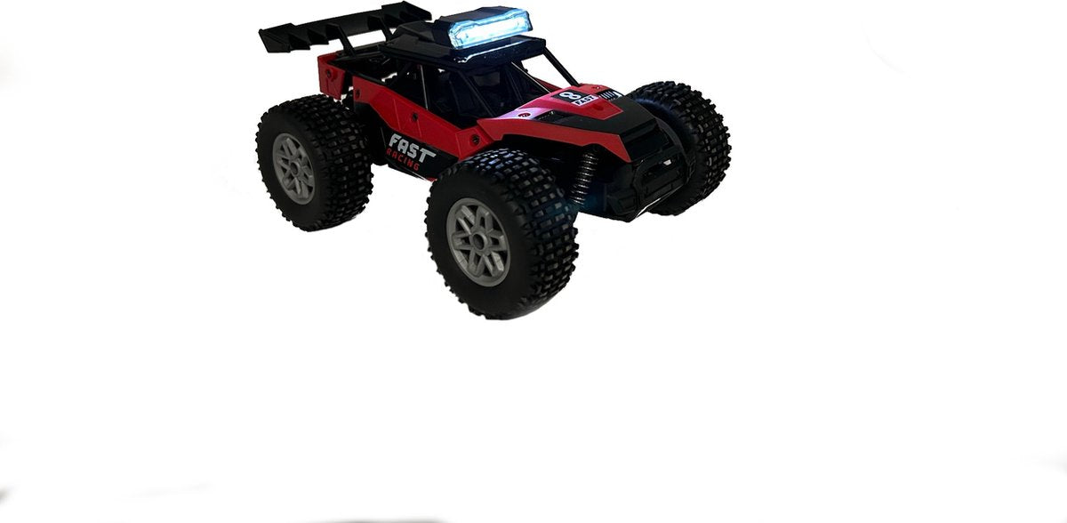 KINSAM Rechargeable controlled RC car with LED Lights and 2 batteries