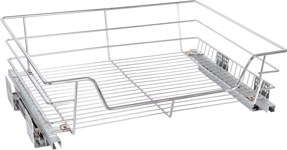 Eleganca Wire basket with soft-close bottom guide for cupboard front 50cm